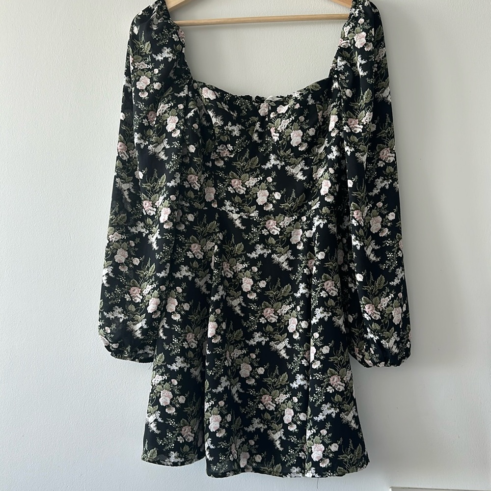 oak+ fort floral dress